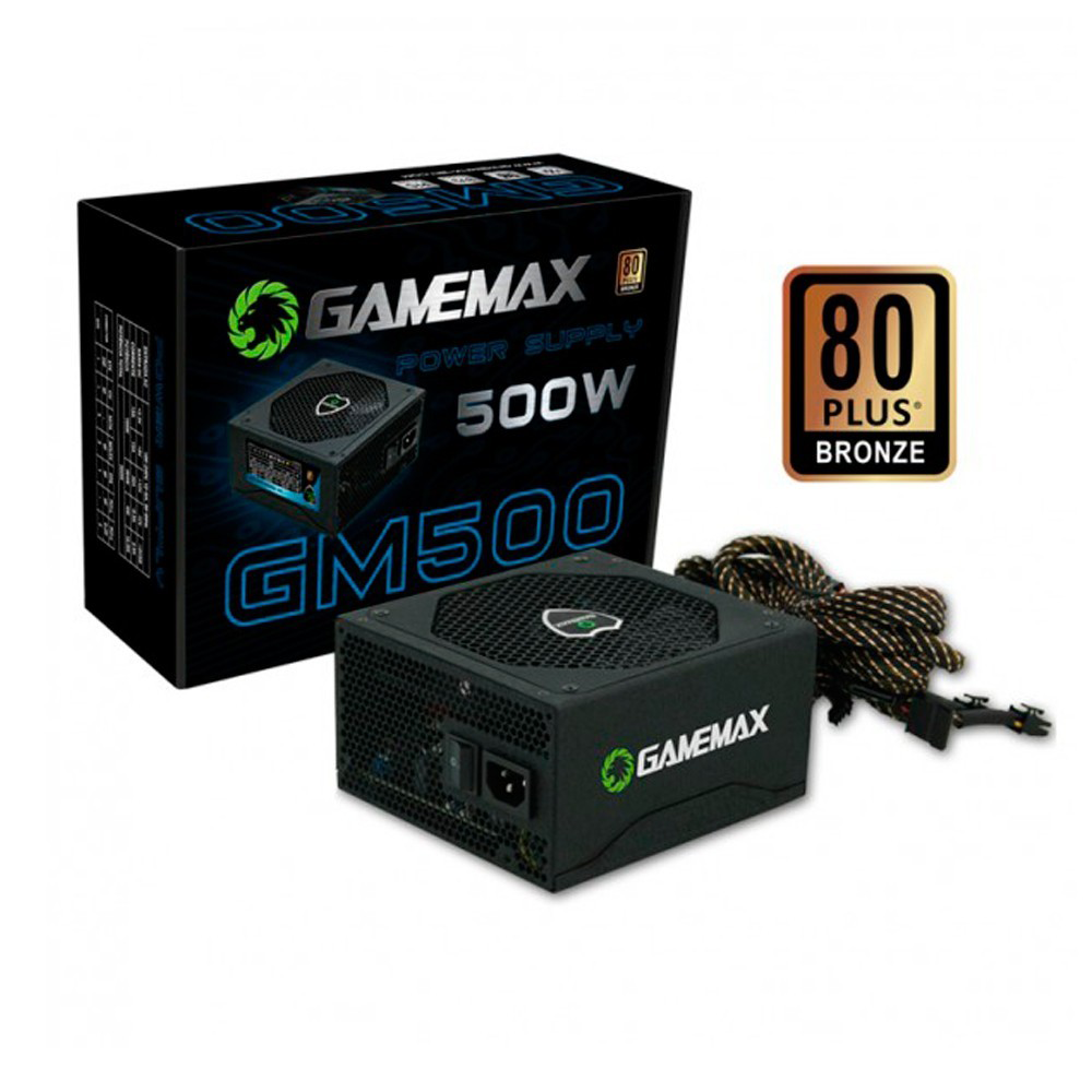 patoloco fonte Gamemax 3 - Fonte Gamemax 500W 80 Plus Bronze GM500 png